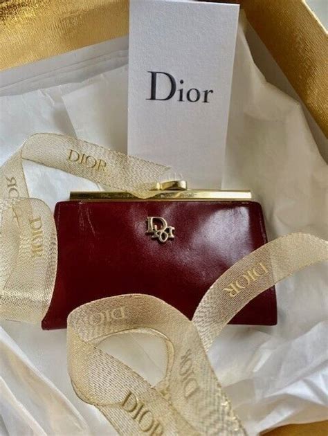 dior gold wallet on chain|authentic Dior monogram wallet.